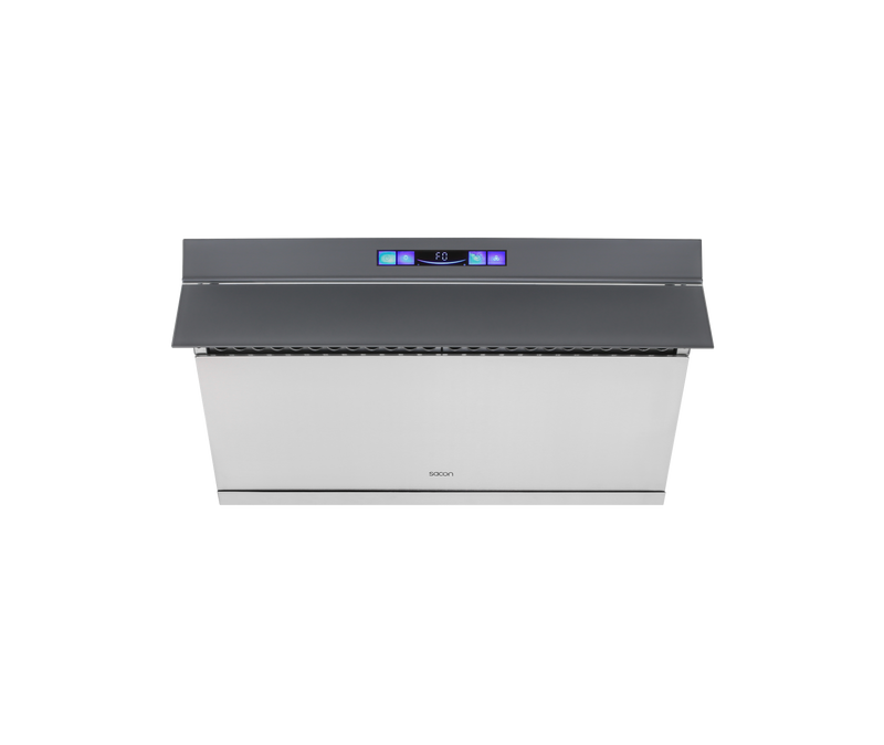 30" Range Hood Grey