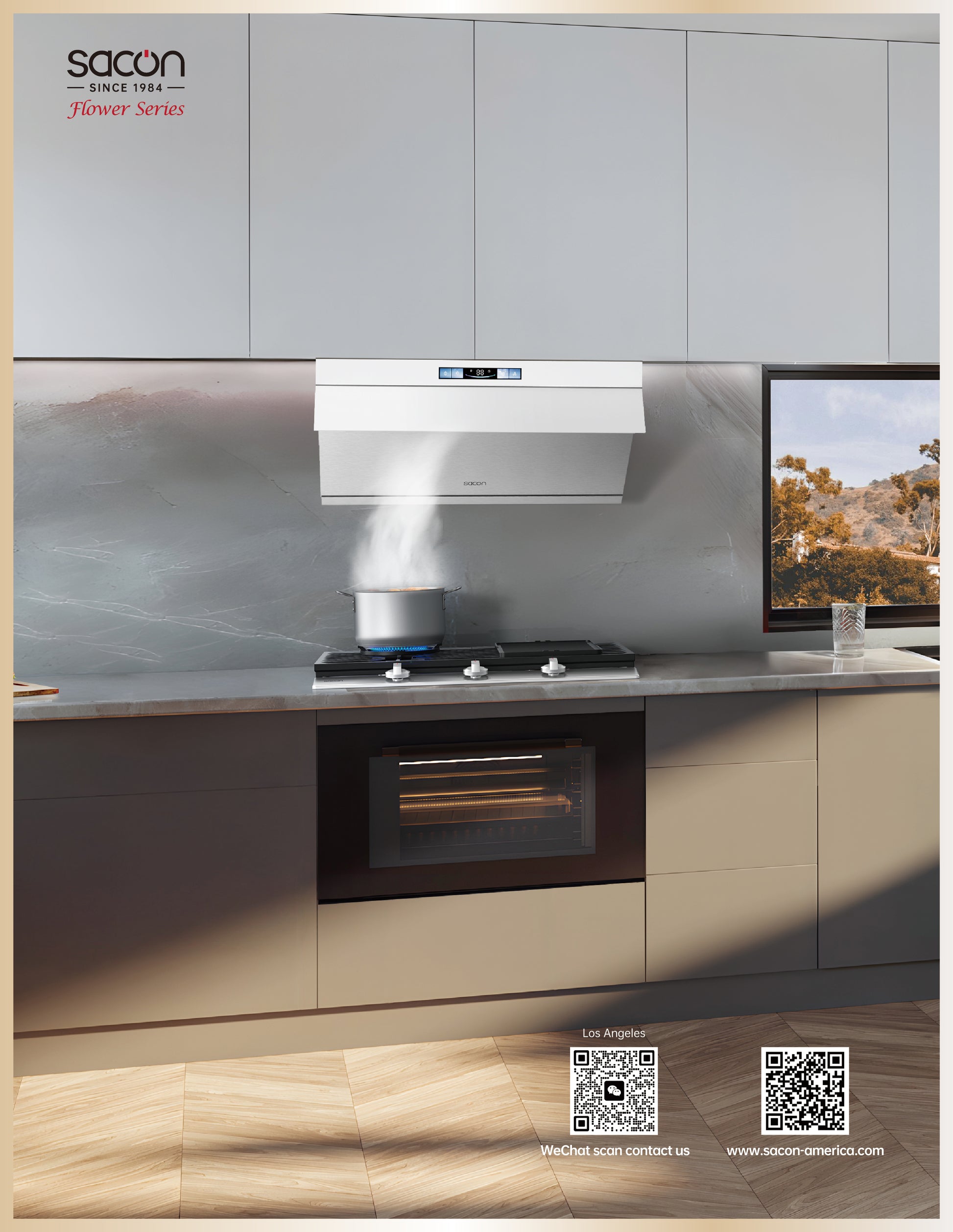 30" Range Hood - White