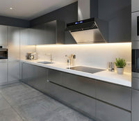 30" Range Hood Black