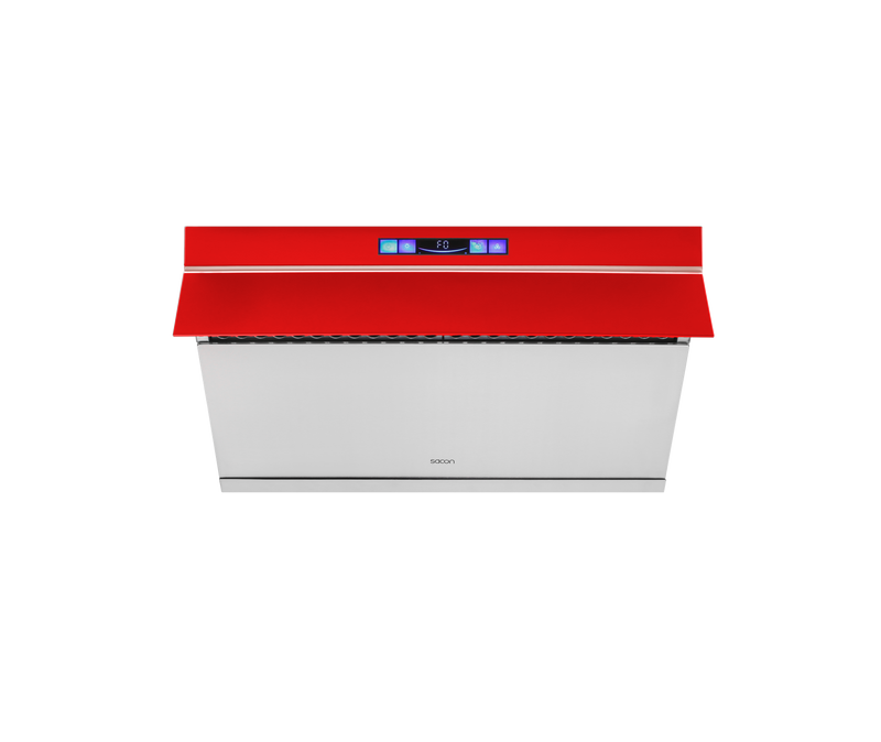 30" Range Hood Red