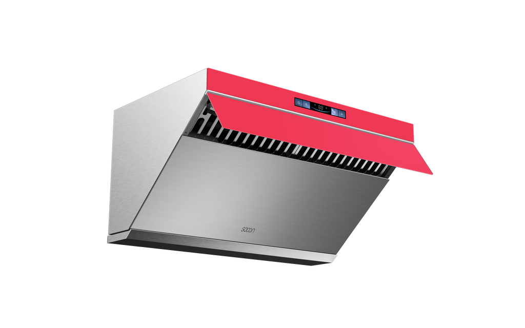 30" Range Hood - Red